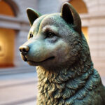 Richard Orlinsky introduces his NFT Nishino inu at the Artverse exhibition