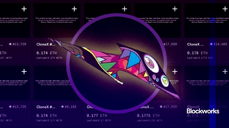 CloudFlare removes RTFKT Clonex NFT art due to service violation
