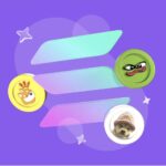 Pi coin riding on Bull sorounded by bears