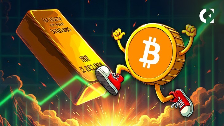 Gold's 2025 Rally (12 As) compares with Bitcoin Price Action