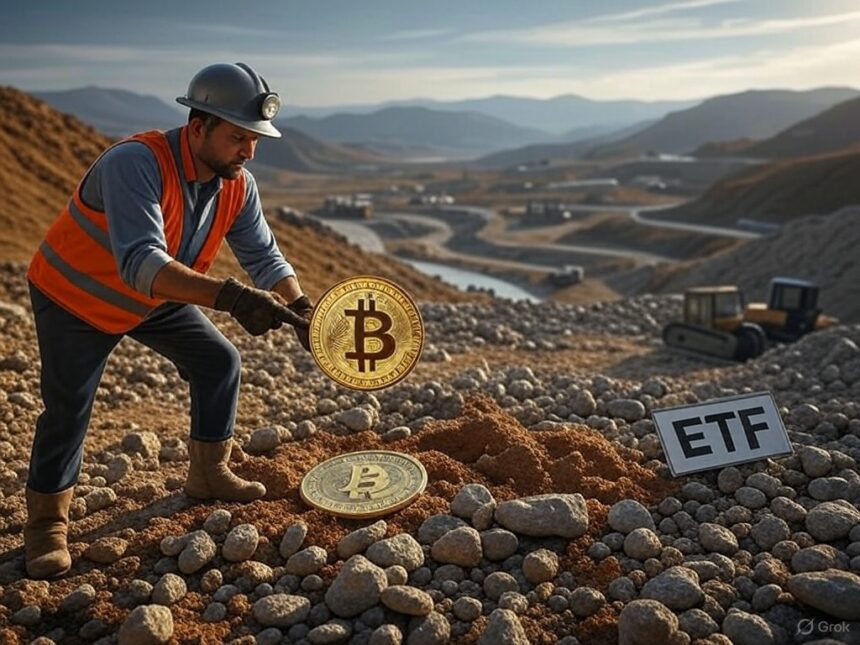 Bitcoin and exchange mining investments are possible with new combination ETFs