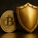 Bitcoin finds his golden shield in the background of a new singer