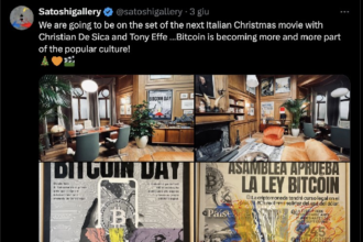 The following Cinepanettone features Bitcoin as a special character