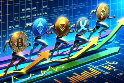 4 altcoins race charts