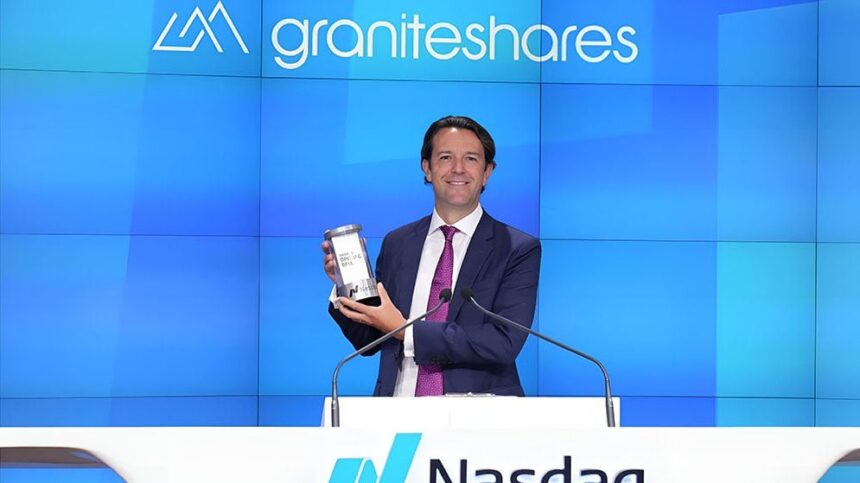GraniteShares on podium nasdaq