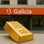 How can I invest in Banco Galicia gold in Argentina?