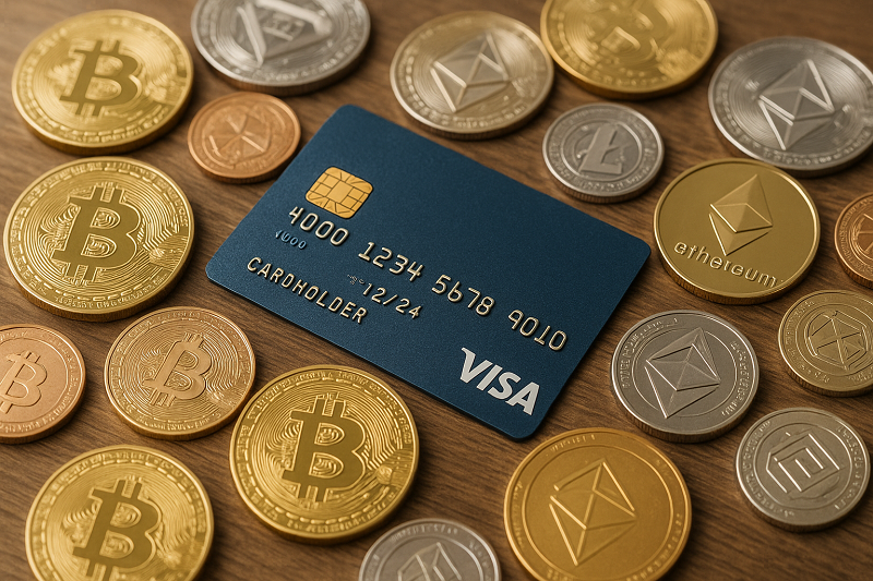 Visa highlights the revenue-generating potential of cryptocurrencies